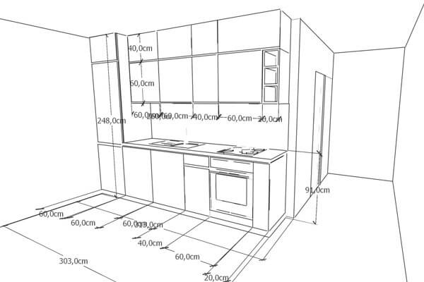 Custom made furniture and kitchen drawings